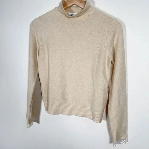 🌟✨2 for $40✨🌟 ZARA | IVORY SWEATER - Picture 4 of 14
